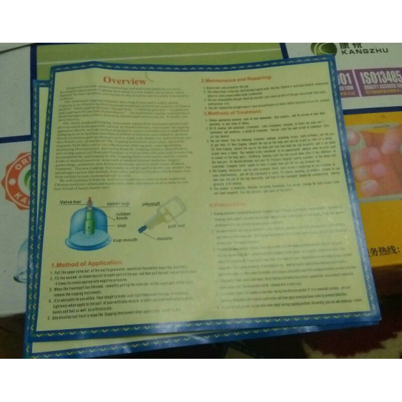 kertas titik-titik bekam dan cara pengunaan alat  bekam