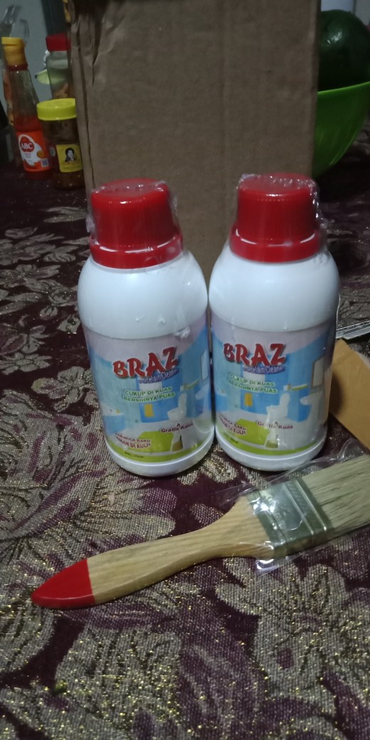 Braz Porcelain Cleaner | Pembersih Kerak Keramik Kamar Mandi - Pembersih Toilet
