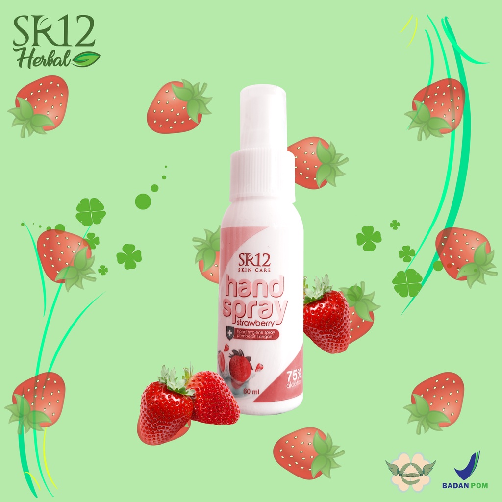 Hand Spray Strawberry SR12 (60 ml) Hand Sanitizer