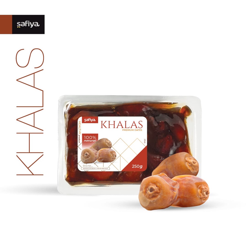 

Kurma Khalas Sa'ad 200gr Best Quality Premium / Original Kurma Khalas / Kurma Kalas