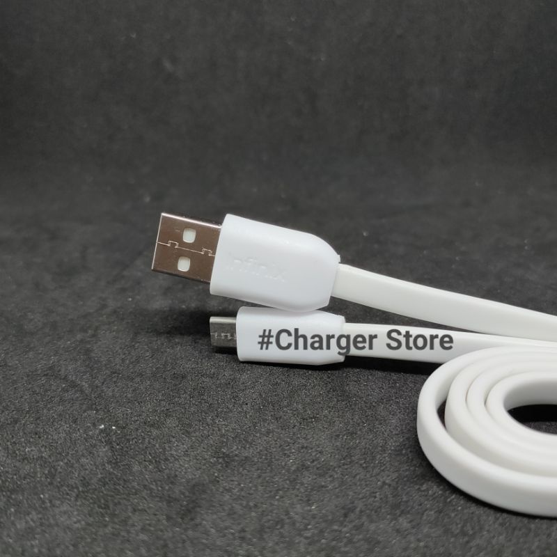 Kabel Data Infinix Original 3A Fast Charging Micro USB 1 Meter Cable infinix Gepeng