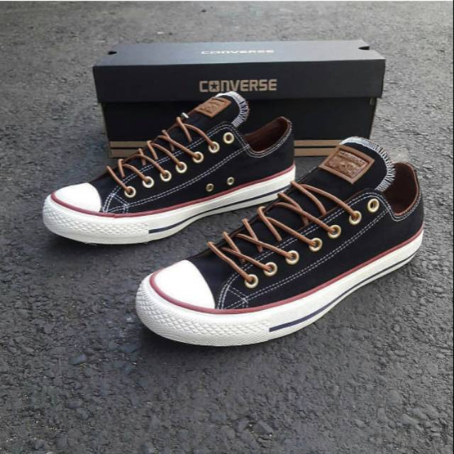 CONVERSE PEACHED LOW - SEPATU CONVERSE TALI BROWN