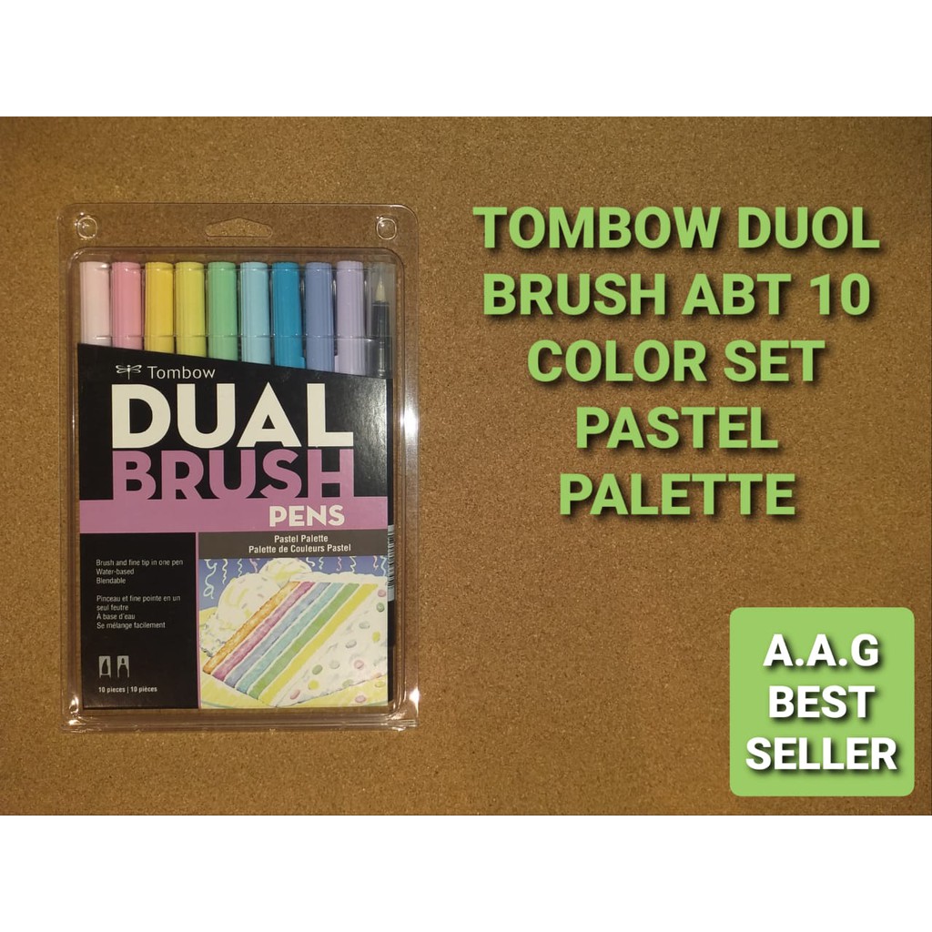 

TOMBOW DUOL BRUSH ABT 10 COLOR PASTEL PALETTE