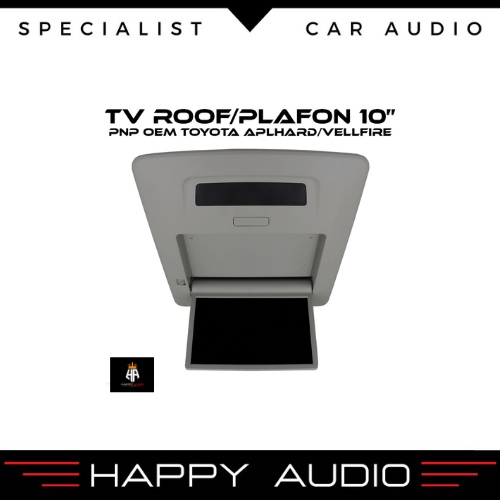 TV Roof Plafon PnP OEM Mobil Toyota Alphard Vellfire ENIGMA EG1078 10" ORIGINAL