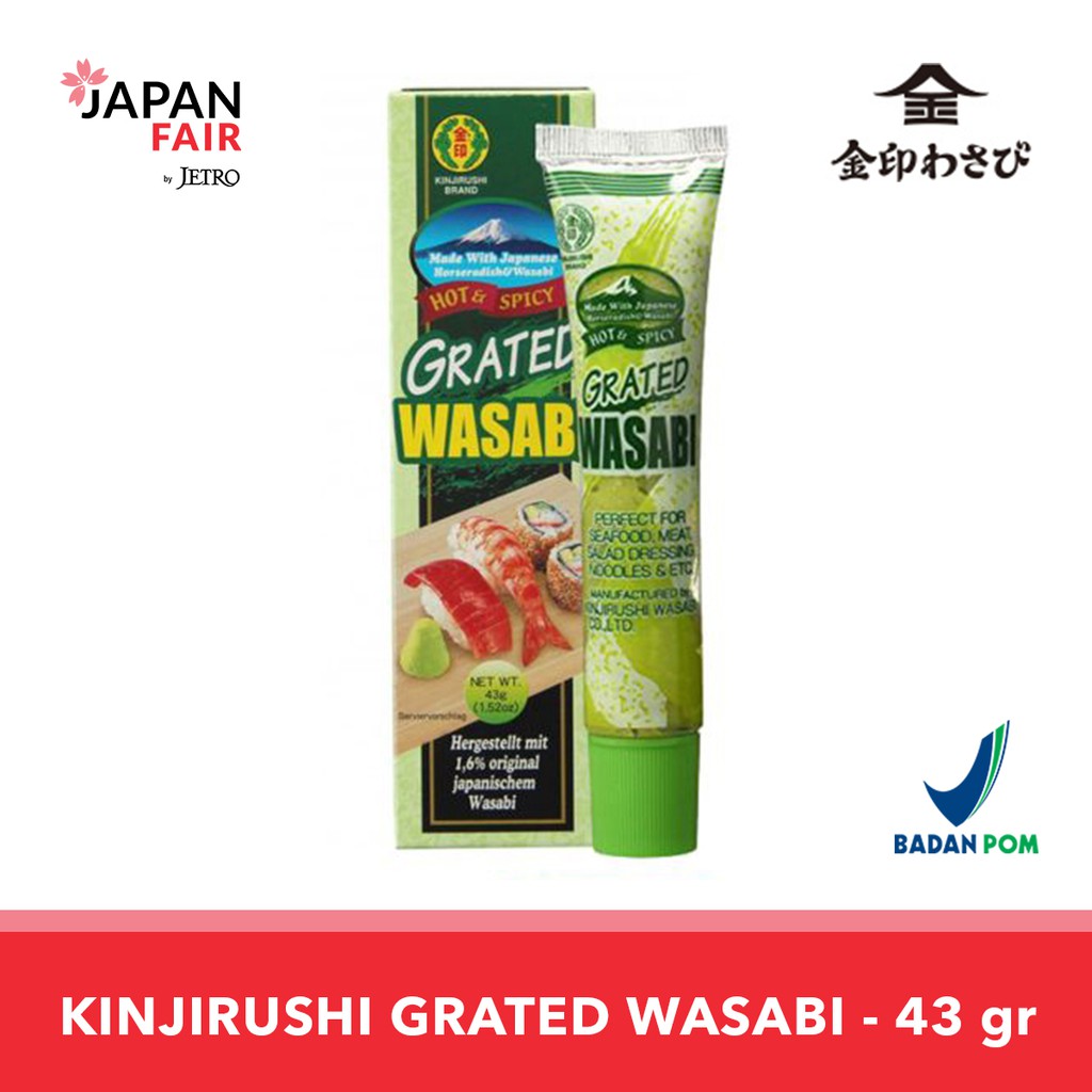 Jual Kinjirushi Grated Wasabi 43 gr Wasabi parut Shopee Indonesia