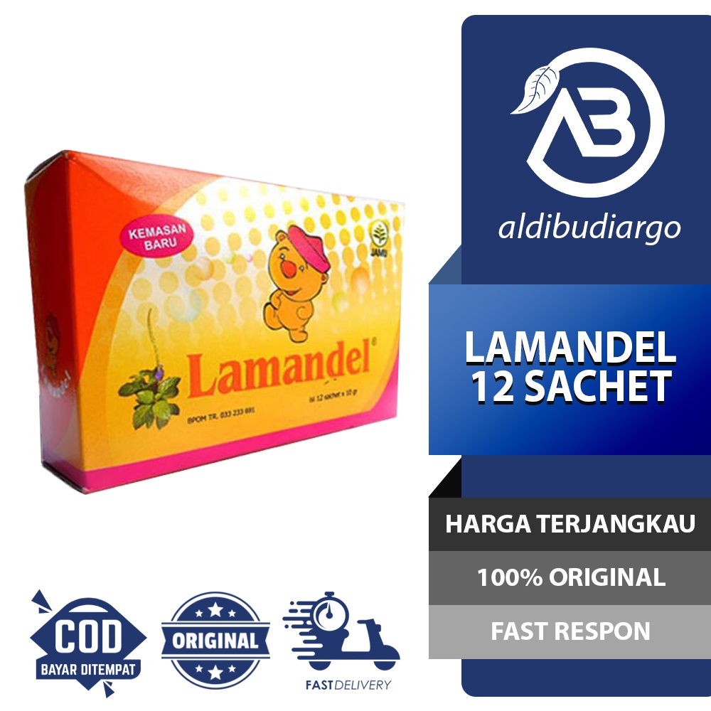 LAMANDEL SACHET OBAT AMANDEL ANAK DAN DEWASA PER BOX