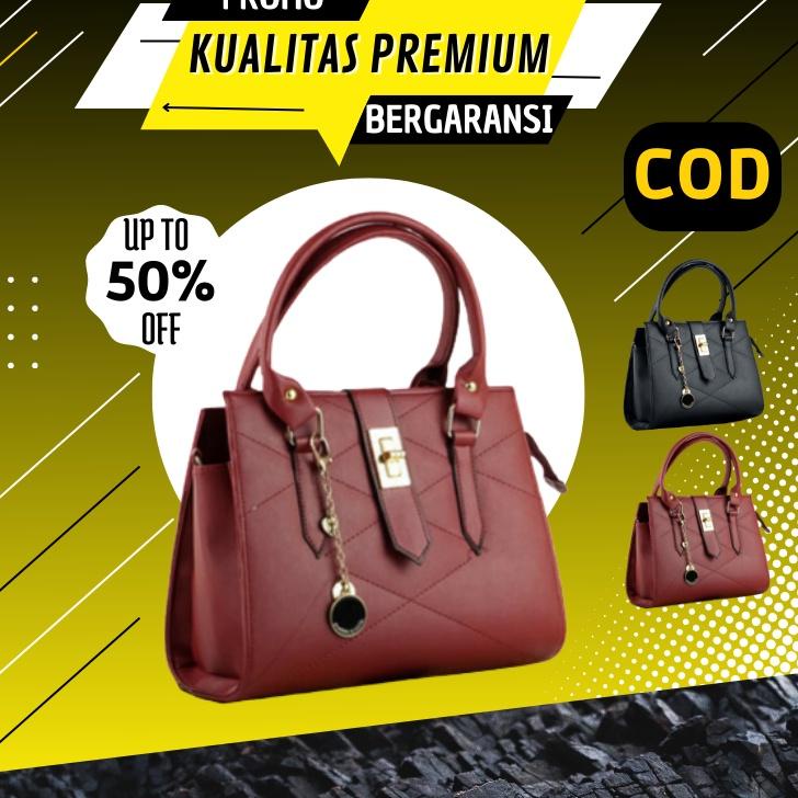 [KODE PRODUK 6BK6567] Tas Wanita C41 Tw07 Selempang Slempang Rantai Fashion Ibu Kondangan Pengajian 