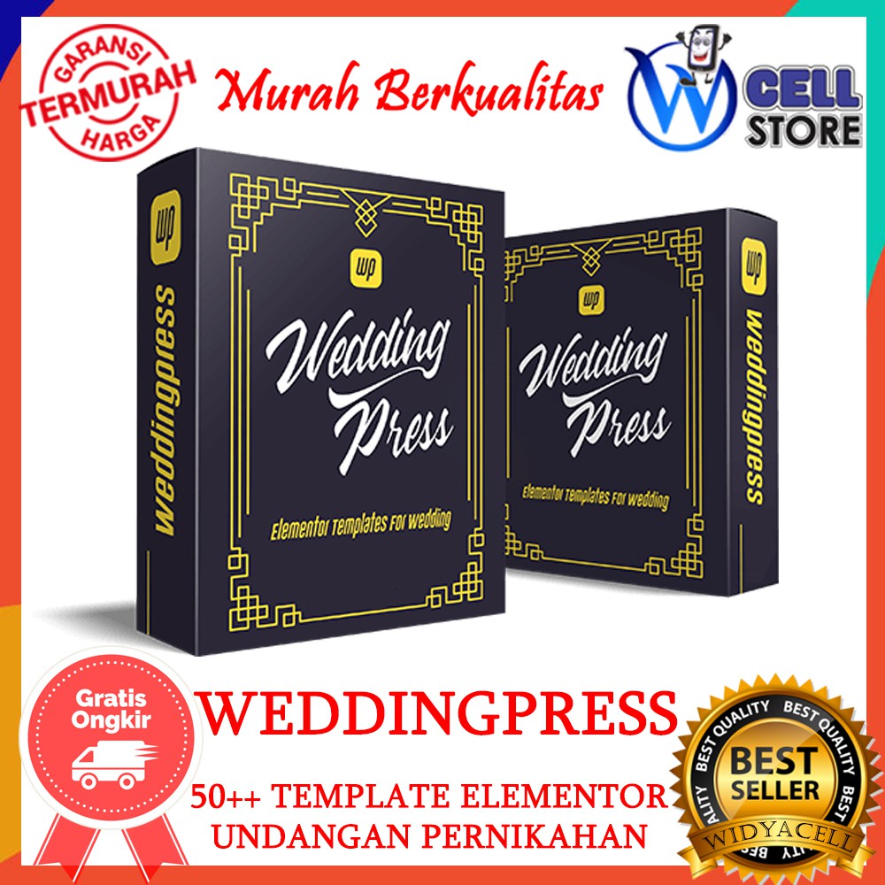 WeddingPress Template Wordpress WP Elementor Undangan Pernikahan Digital Online Terbaru 2021