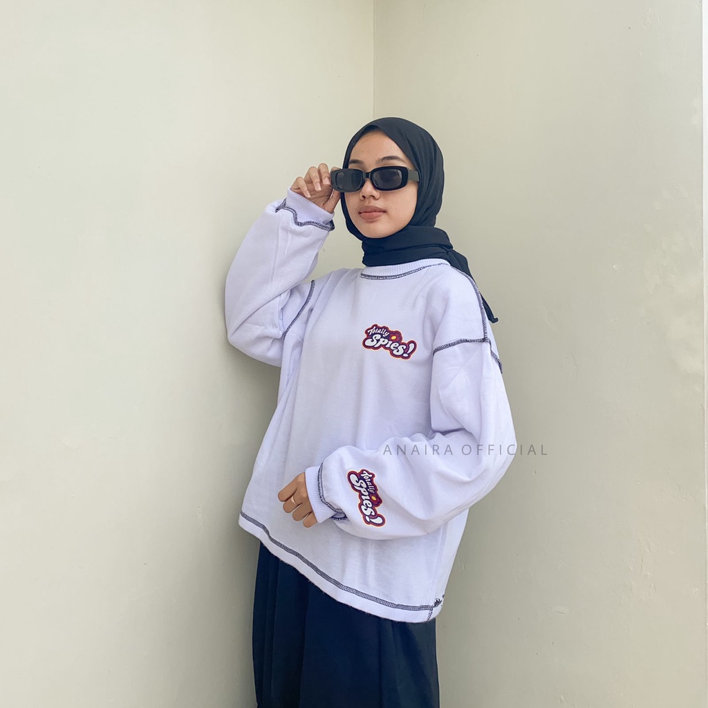 SPIES SWEATER CREWNECK WANITA ANAIRAOFFICIAL