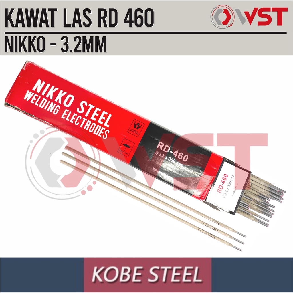 Kawat Las Baja Nikko Steel RD-460 3.2mm / RD 460 AWS A5.1 E6013