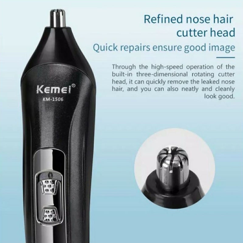 Kemei KM-1506 Hair Clipper 3in1 Alat Cukur Rambut