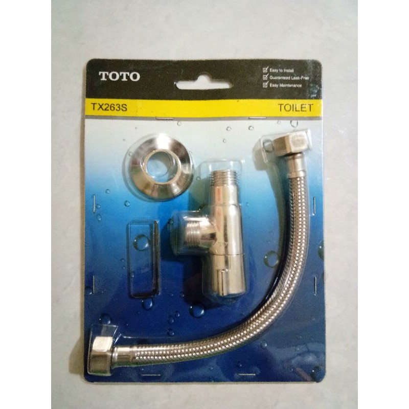 Stop Kran + Selang Flexibel Toto TX263S