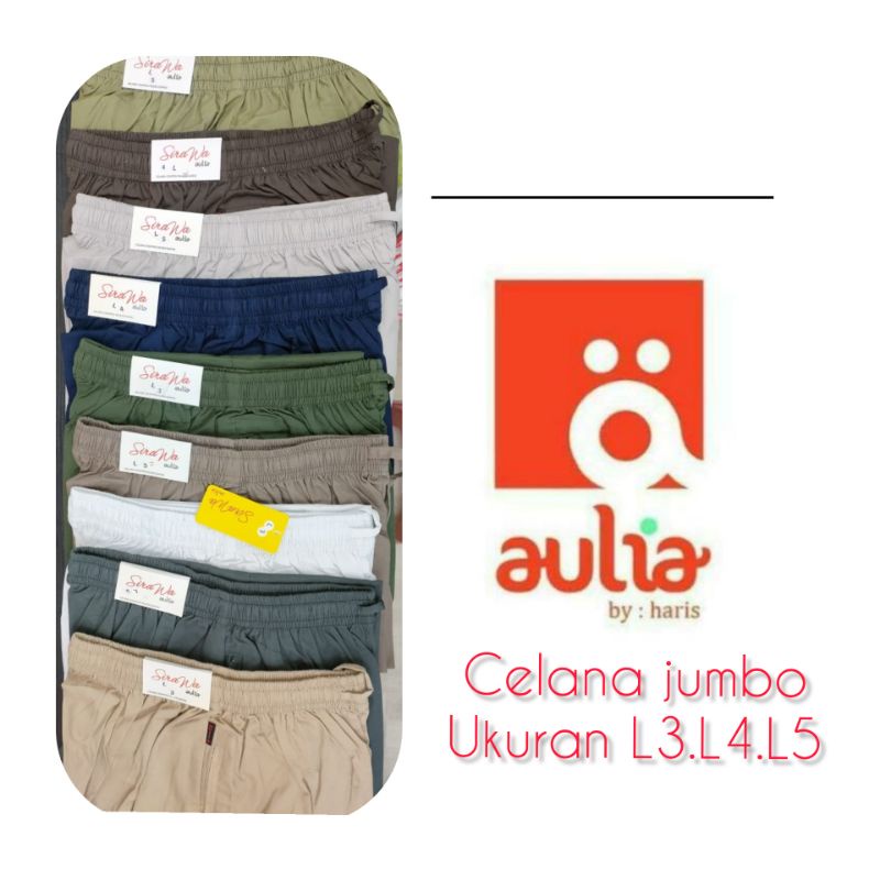 CELANA SIRWAL JUMBO TERBARU BY AULIA TERMURAH FIT TO XXL CELANA PRIA KEKINIAN