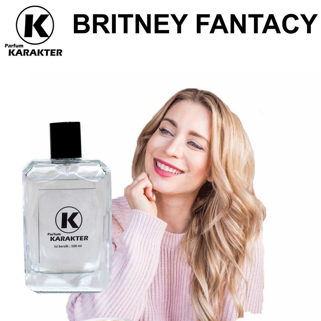 Bisa Cod | Parfum Cewek Britney Fantasy | Bibit Parfum Import Wangi &amp; Tahan Lama | Kemasan 100ml