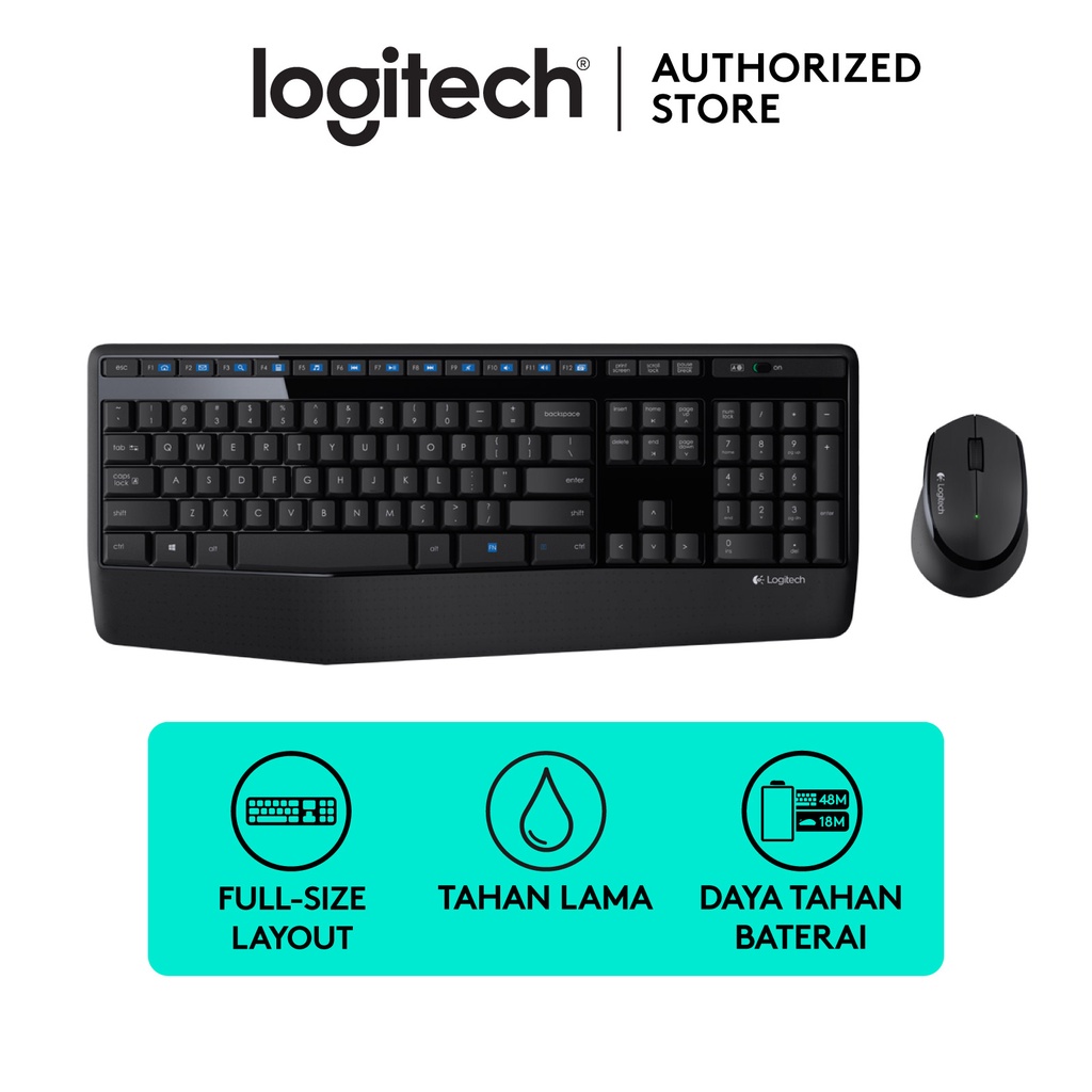 Logitech MK345 Wireless Combo Keyboard Mouse