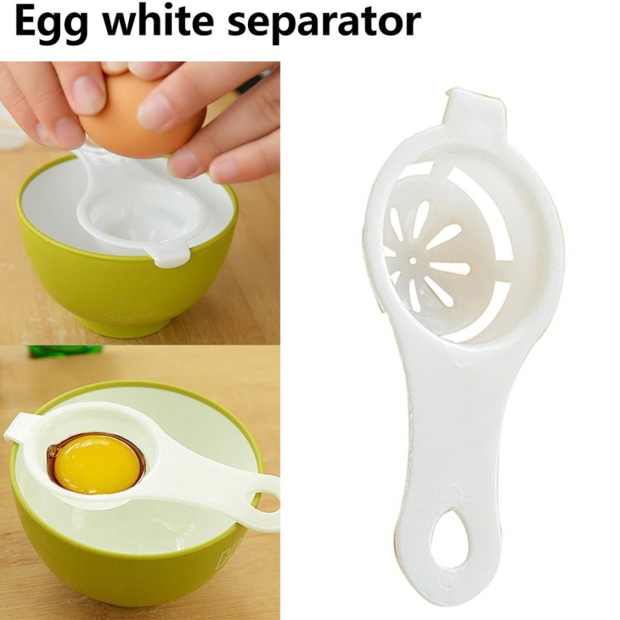 Vinztstore - Sendok Pemisah Putih Telur Egg Separator Alat Baking Penyaring Kuning Telur Wadah Egg White Separator Sendok Pemisah Telur Termurah