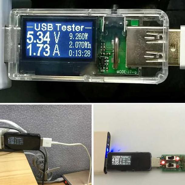 Digital USB Tester Voltase & Ampere