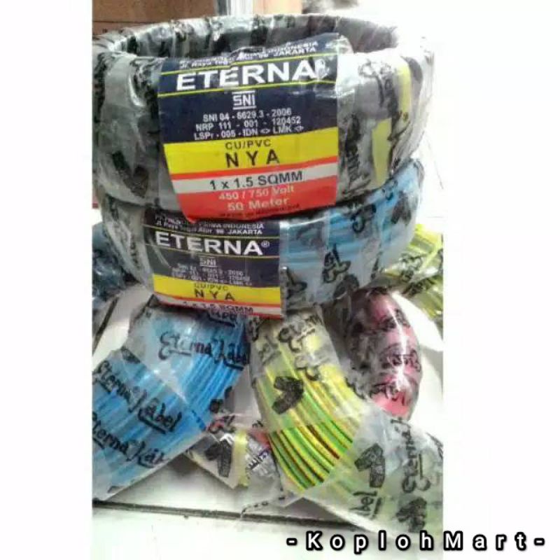 Kabel NYA 1,5 Eterna Roll