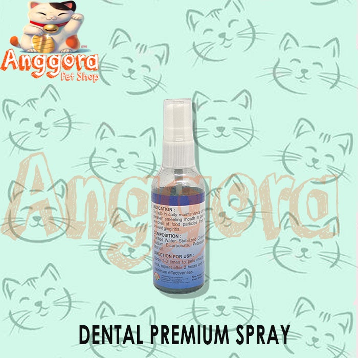 Dental Cat spray Obat penghilang bau mulut kucing