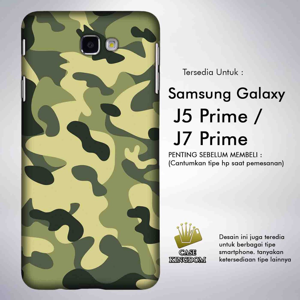 Army Camouflage 1 Casing Custom Samsung Galaxy J7 Prime | J5 Prime Case Cover