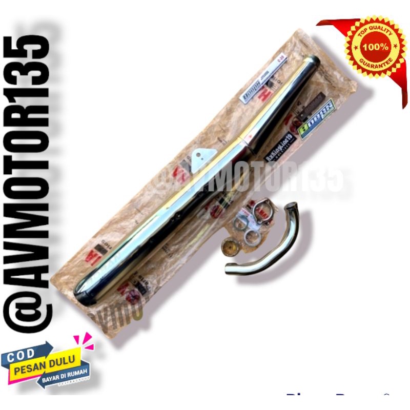 KNALPOT BOBAN FULLSET LEHERAN C33 C39 NUKLIR RX KING