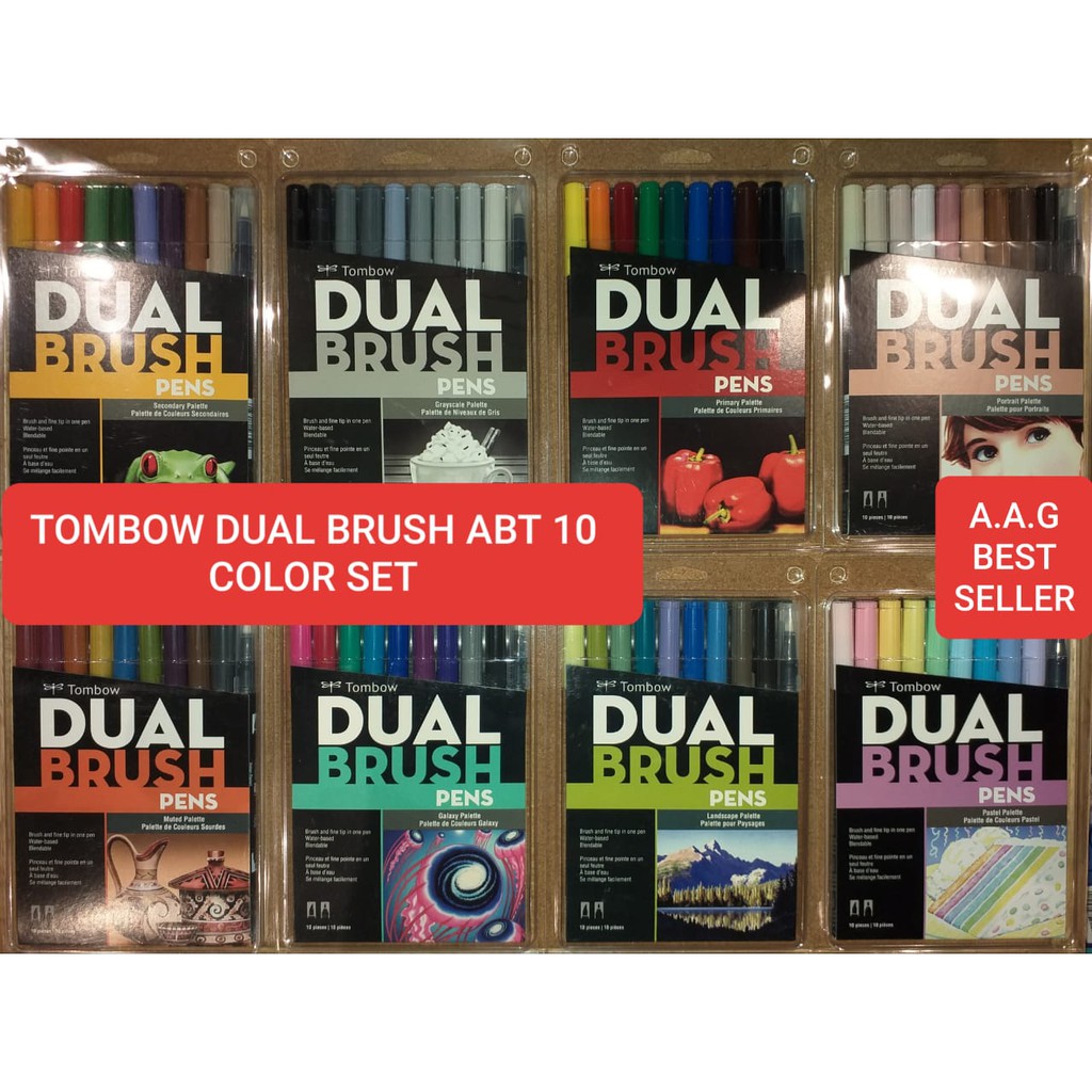 

TOMBOW DUAL BRUSH ABT 10 COLOR SET