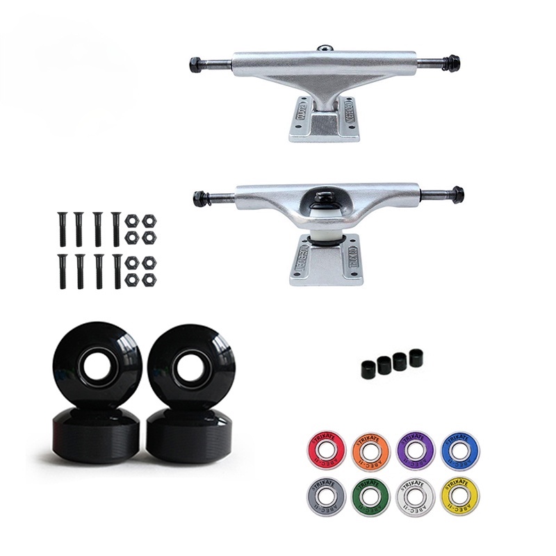 1 Pasang Roda Skateboard 5.25 &quot;Dengan Bearing 99A