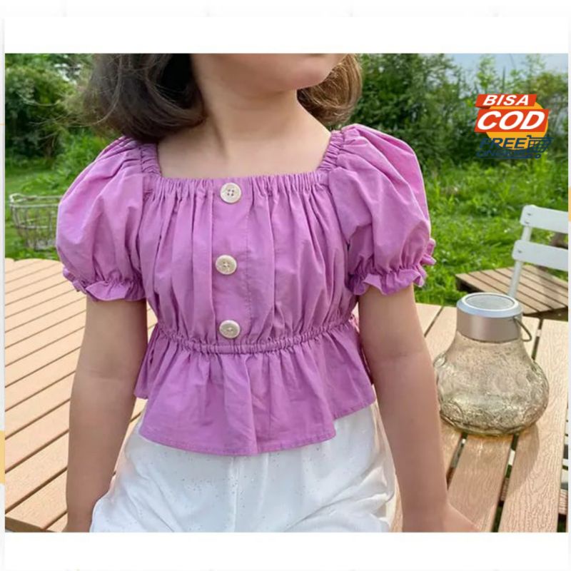 Sabrina anak Baju anak perempuan blouse anak atasan anak perempuan baju Sabrina anak