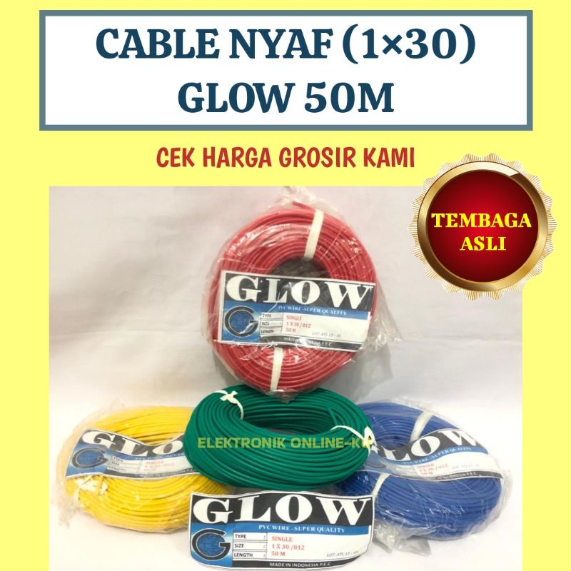 CABLE NYAF 1×30 GLOW 50M