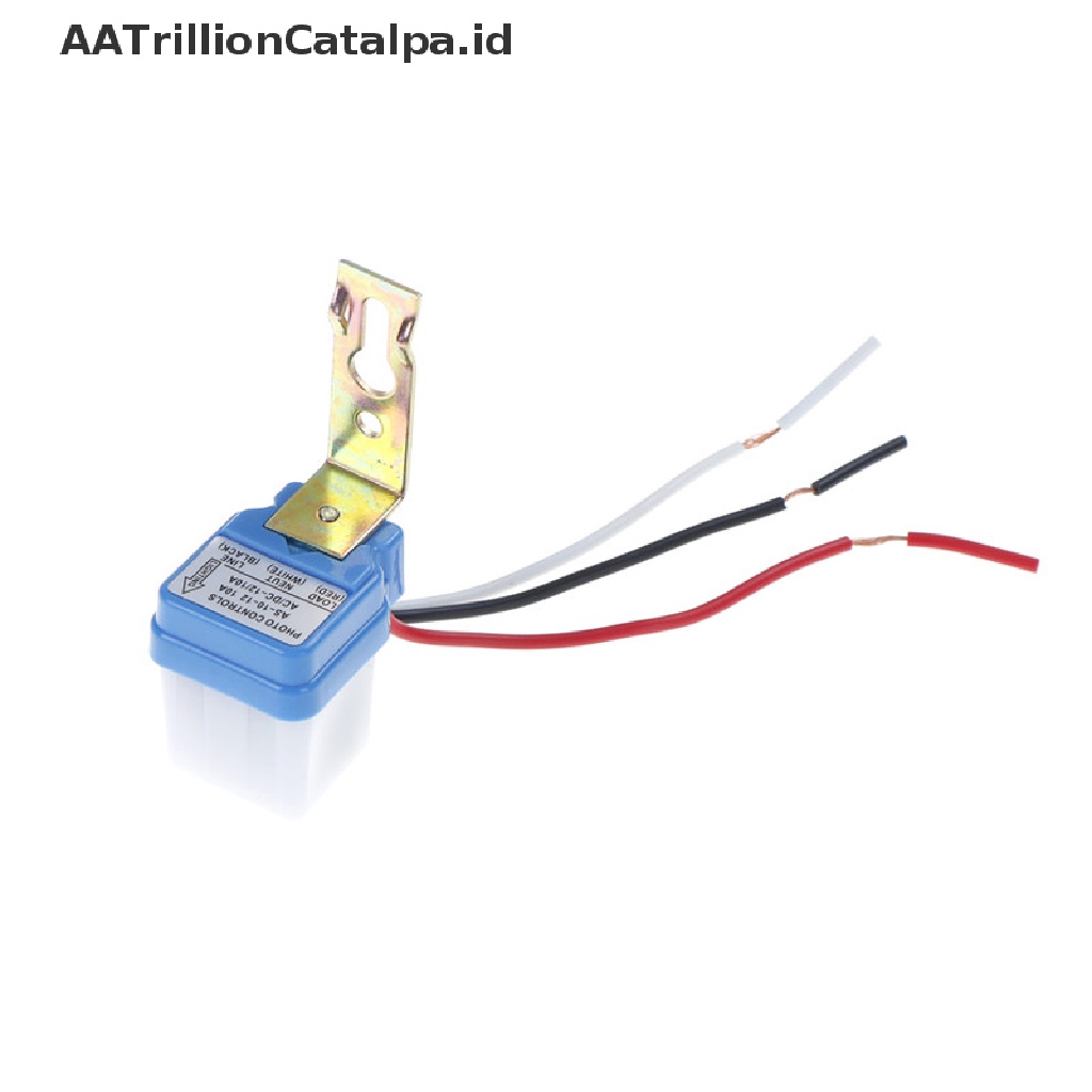 (AATrillionCatalpa) Saklar On / Off Lampu Jalan Dengan Sensor Foto Otomatis Untuk AC 12V 10A 50-60Hz