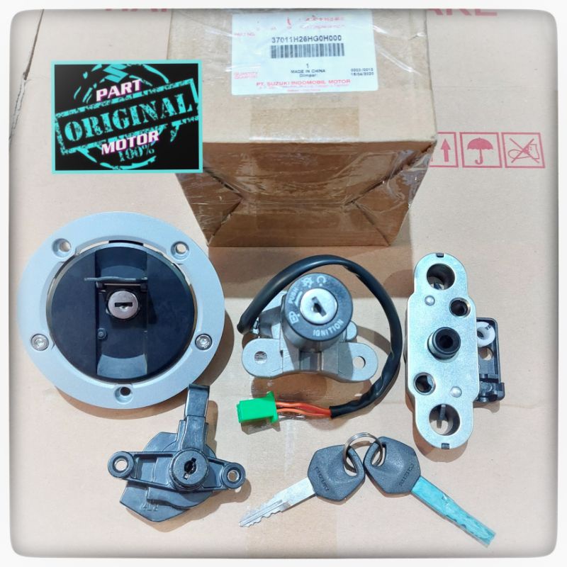 Kunci kontak 1 set thunder new 125 HAK ori SGP