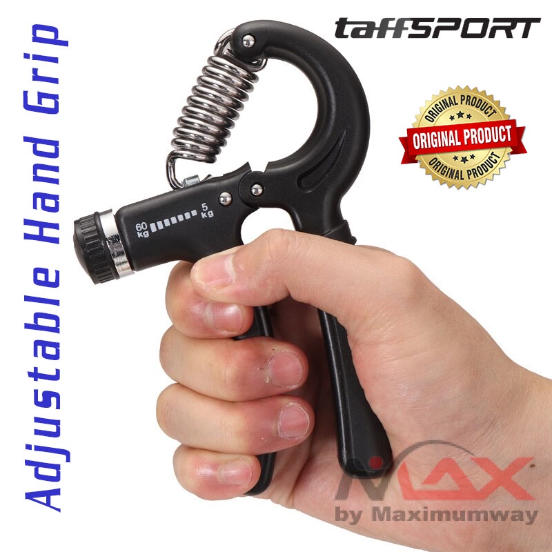 Hand Gripper Forearm Trainer Carpal Exercise Hand Grip Wrist Strength Carpal Expander Exerciser Resistance Fitness Gym Equipment TaffSPORT Adjustable Hand Grip Olahraga Tangan / Alat Fitnes / Latihan Tangan / Alat Remas / hand grip / alat grip