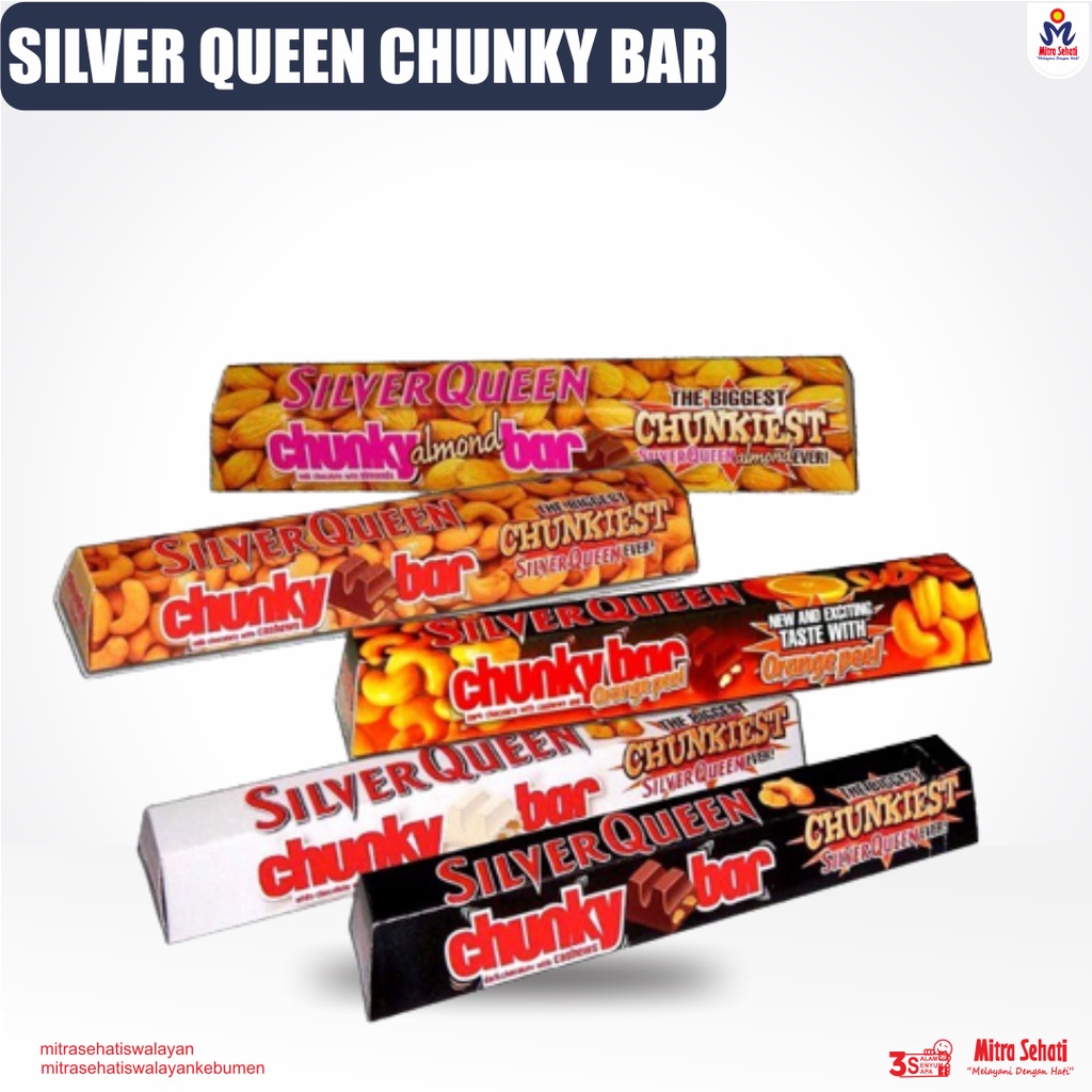 

SILVER QUEEN CHUNKY BAR 95gr / SILVER QUEEN ROCK’R [ Mitra Sehati Swalayan ]