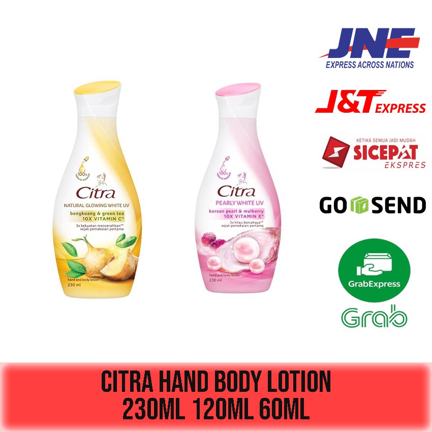 CITRA HAND BODY LOTION 60ml 110ml 210ml