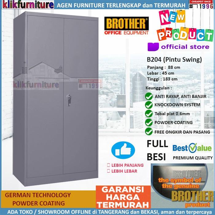 

Filling Cabinet / B 204 Brother Lemari Besi Kantor 2 Pintu Kualitas Terbaik