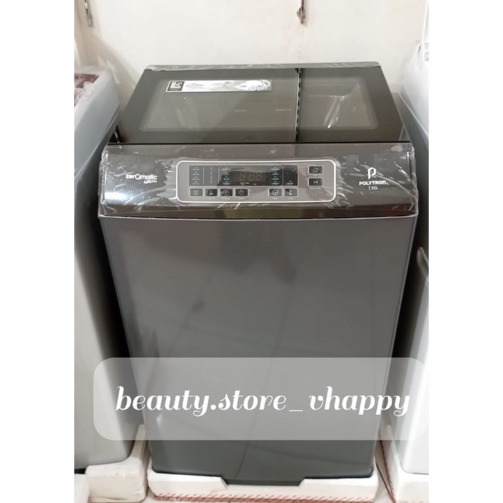 Mesin Cuci 1 Tabung POLYTRON PAW 9028 9 Kg Garansi Resmi Khusus Jawabarat Jabodetabek (Kota bandung dan Cimahi Bisa COD)