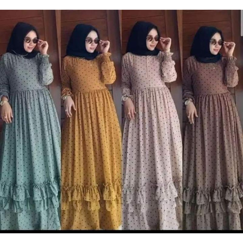 Gamis Ceruty polkadot