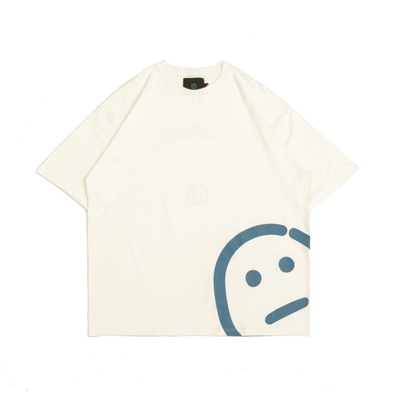 FAITH FADE Peeking Pokey Broken White Oversized Tee