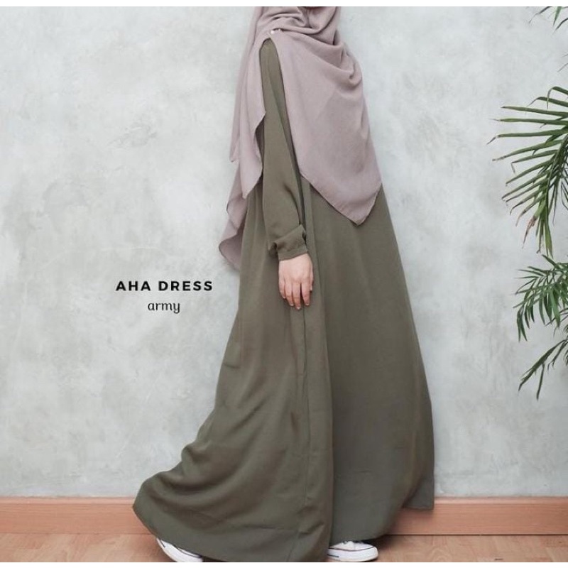 AHA Dress-gamis rayon- gamis terbaru syar'i-5