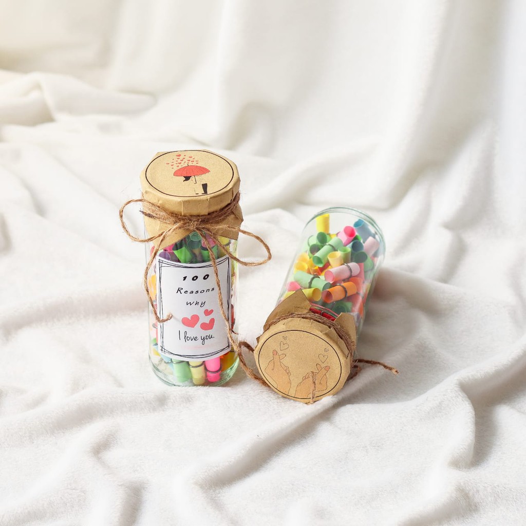 100 Reason Why I Love You Jar 500ml Shopee Indonesia