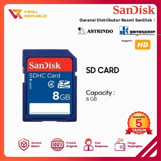 Sd Card 16Gb Cl4 Sandisk Original Garansi Resmi - 5 Tahun