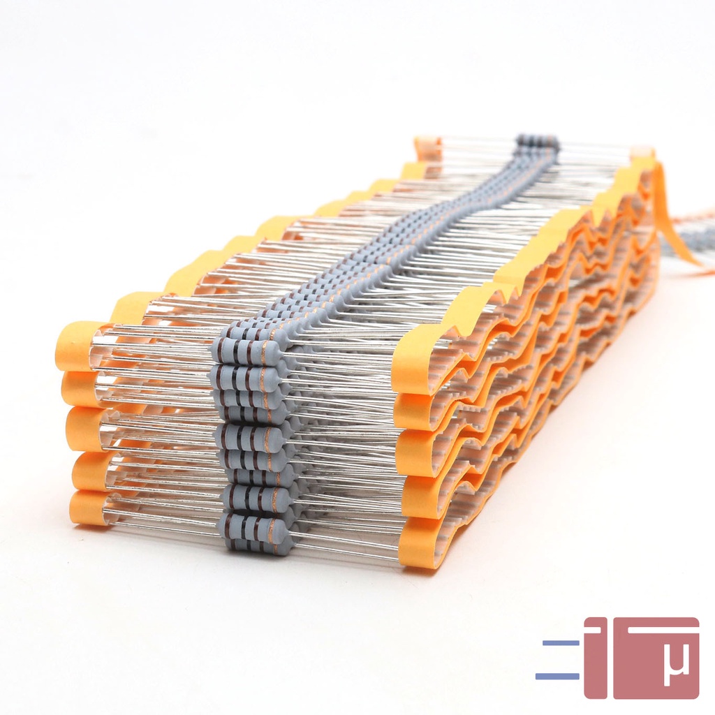 x10 Resistor 100R 100 Ohm 1W Metal Oxide 5% Taiwan Kaki Tembaga