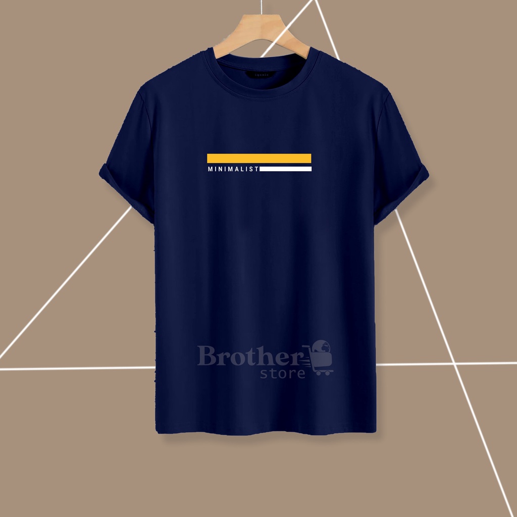 BROTHER STORE - Kaos Distro Pria - KAOS COWOK CEWEK - Kaos Kata Kata - Articel 7MM Premium