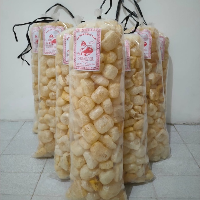 DOROKDOK KERUPUK KULIT SAPI KENDIL 250 GRAM SNACK CEMILAN RAMBAK KULIT SAPI