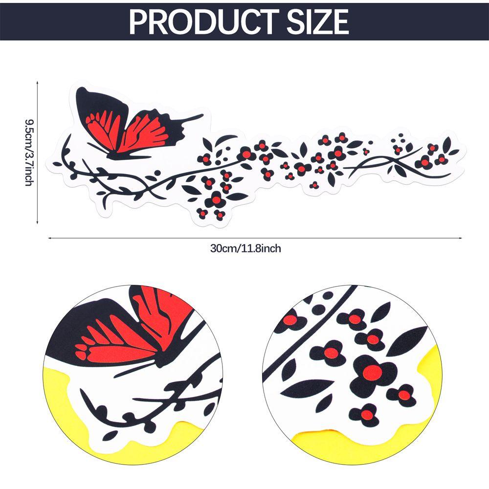 Nanas 2pcs Decals Untuk Mobil Aksesoris Mobil Lucu Car Side Graphics Vinyl Butterfly Cover Goresan Stiker Jendela