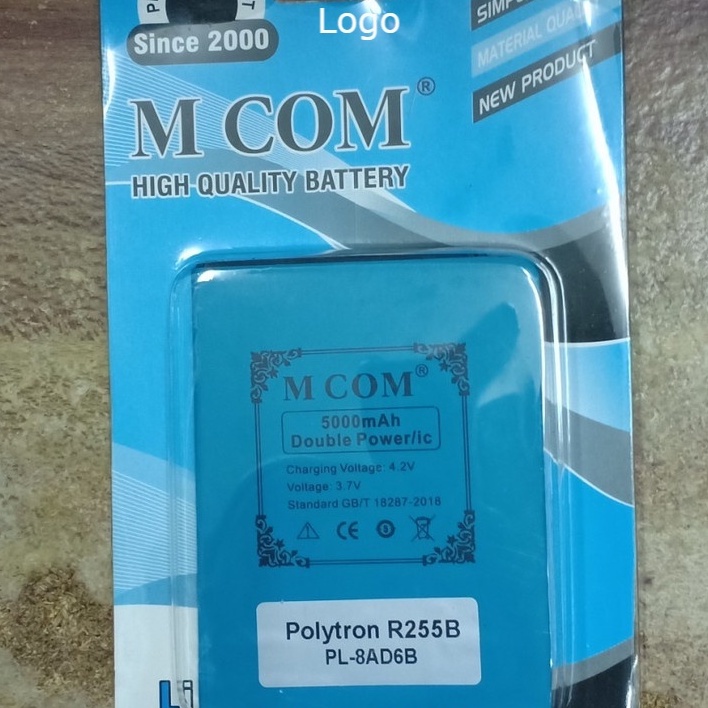 baterai mcom bellphone typ polytron a552 r255b pl8aD6b double power