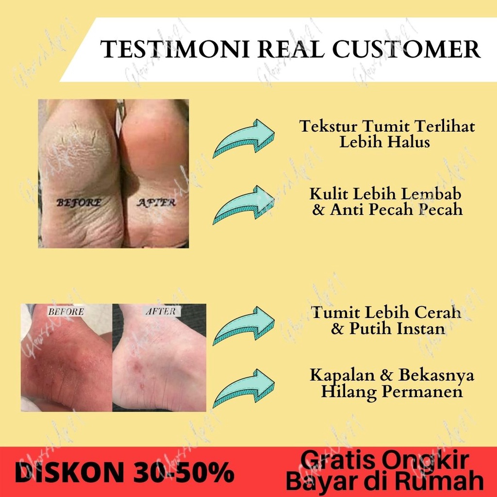 FOOT &amp; HEEL CREAM 50GR BPOM - FOOT CREAM BIO HERBAL ORI