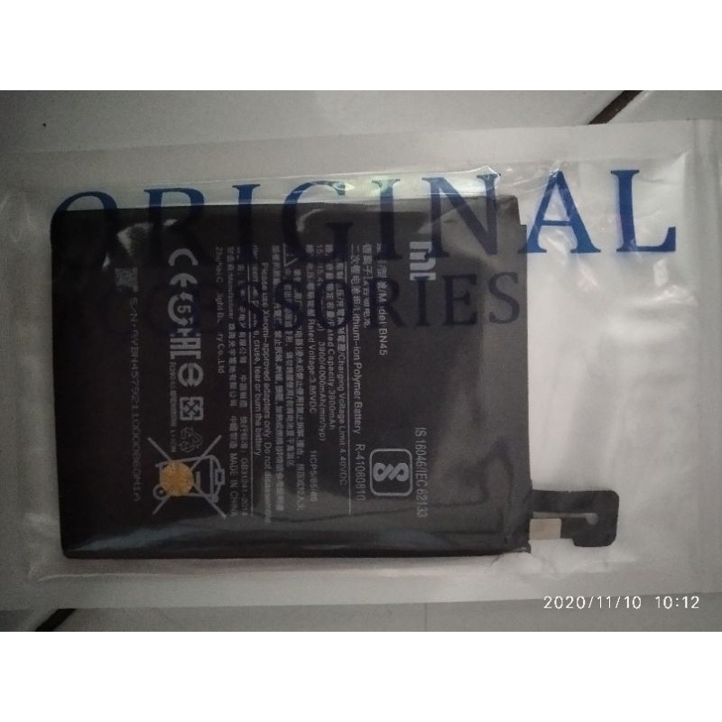 baterai Xiaomi redmi note 5 pro