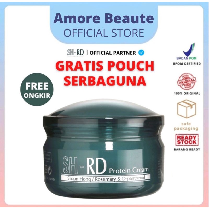 [ FREE GIFT ] SHRD Protein Cream, Perawatan Rambut Ngembang Kering