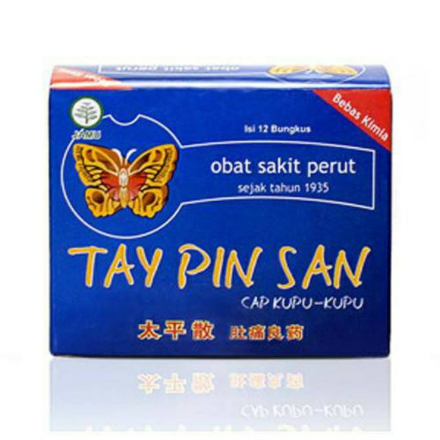 TAY PIN SAN SERBUK OBAT PUYER SAKIT PERUT PER BOX